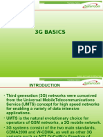 3G Basics - Evolution, Architecture & Planning