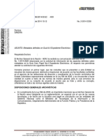 Ref. 1-2014-2529 - 2156/2014/SGC - 400: ASUNTO: Metadatos Definidos en Guía N.4 Expediente Electrónico