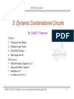Dynamic Combinational Circuits: Dr. Paul D. Franzon