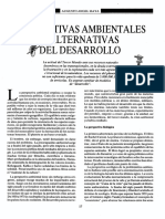 PERSPECTIVAS AMBIENTALES Y ALTERNATIVAS DEL DESARROLLO. Augusto Angel Maya