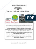 cartilha educação fisica