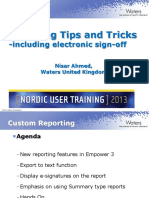 Reporting Tips and Tricks - Including Electronic Sign-Off