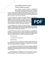 D.S. 058-2003-MTC Reglamento Nacional de Vehículos