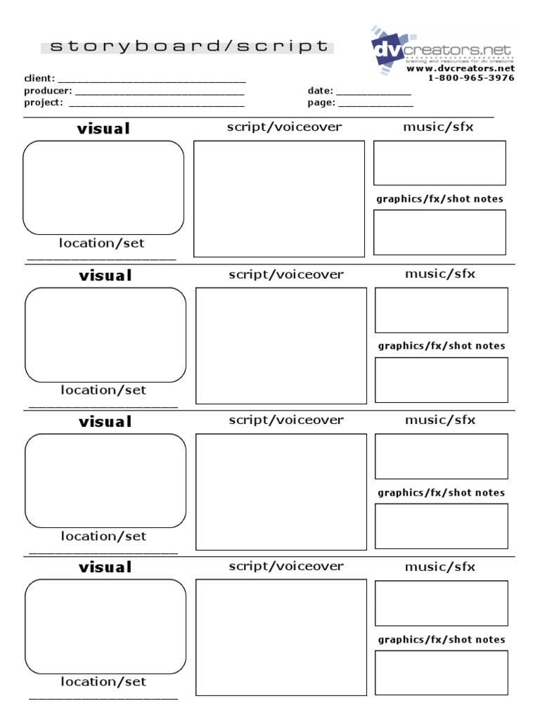Storyboard Template | PDF