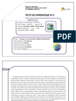 Proyecto Tomemos Conciencia para El Cuidado Del Ambiente