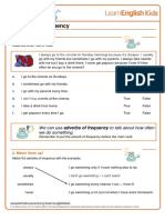 Grammar Games Adverbs of Frequency Worksheet