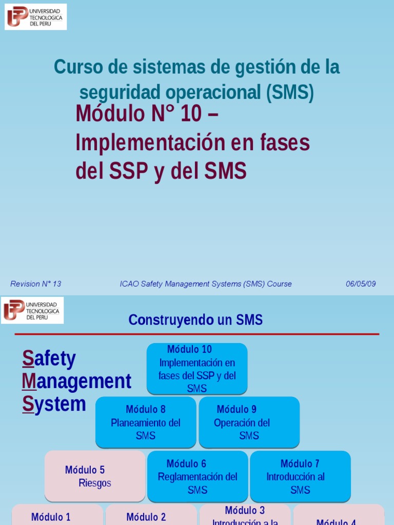 Curso Sms Utp Mod 10 Implentacion En Fases Del Sms 38639 Pdf