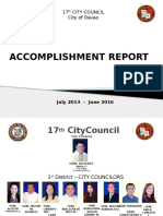 17th City Council Accomp Report