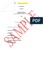 ENSCO Sample Subcontract