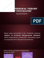 SULLIVAN Interpersonal Theory of Psychiatry