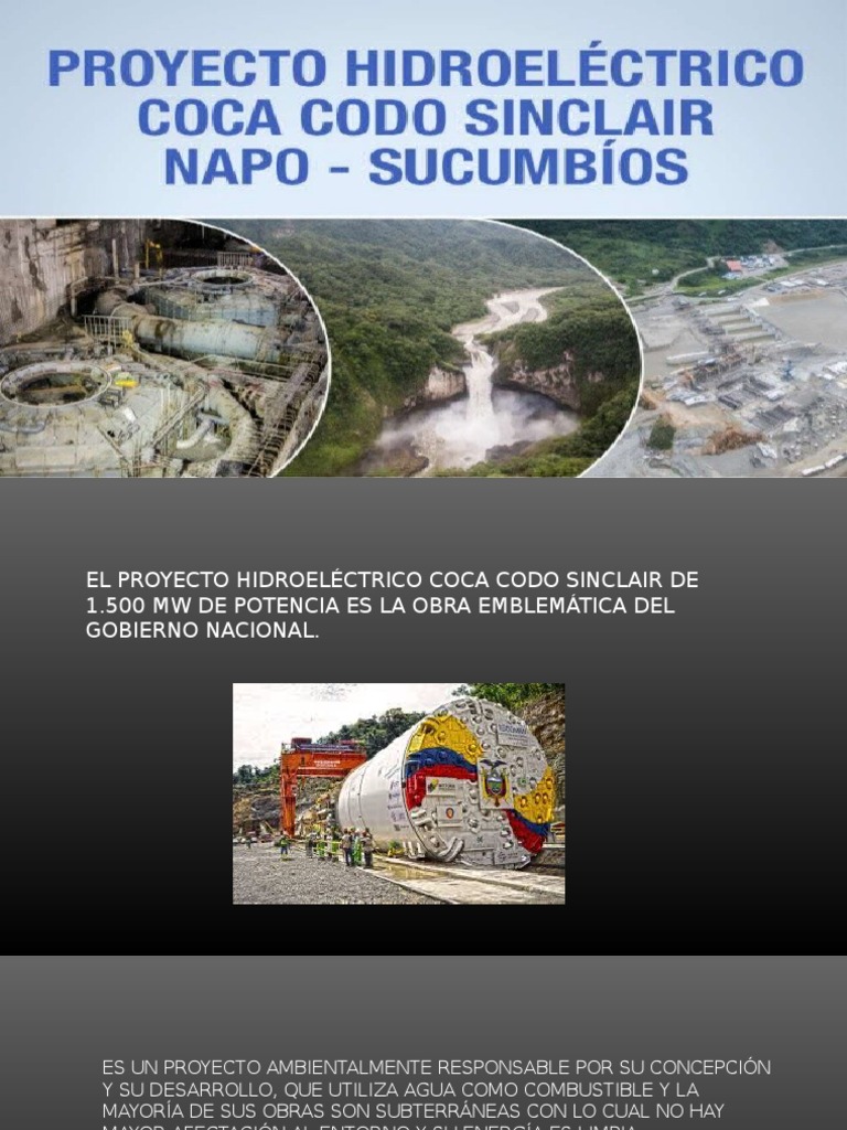 Expo Coca Codo | PDF | Turbina | Hidroelectricidad