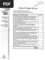 White Privilege Survey