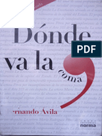 Ávila, Fernando, Dónde va la coma