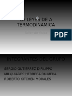 La Leyes de A Termodinamica