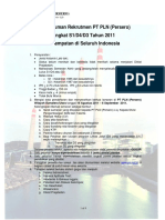Lowongan PLN PDF