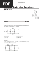 GATE - EC - Networks PDF