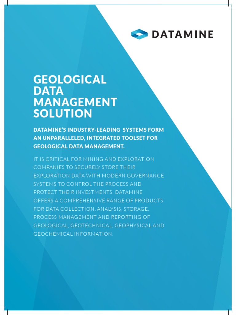 Gdms Print PDF Quality Assurance Geology