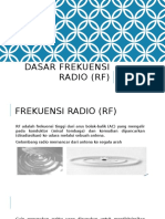 Dasar Frekuensi Radio (RF) 3&4