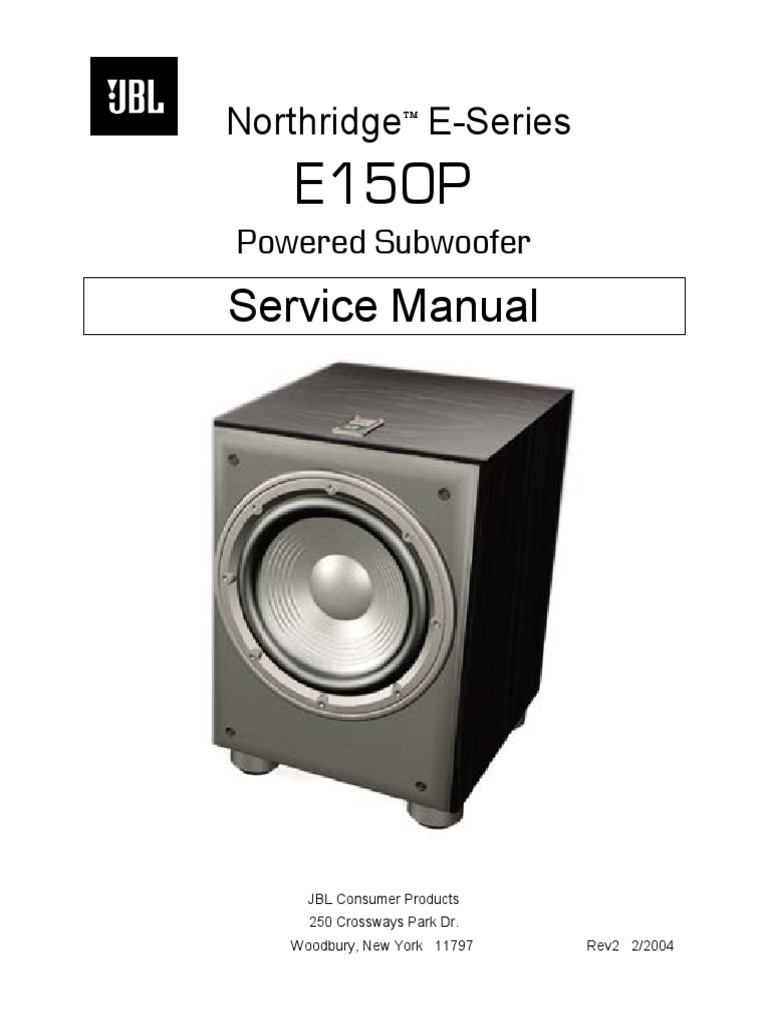 jbl_northridge-e150p_[ET].pdf | Loudspeaker | Amplifier