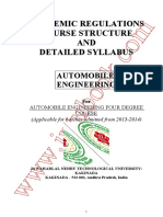 Automobile Engg Syllabus