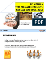 005 - ISO 9001 2015 One Day