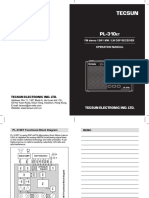 Tecsun Pl310et English Instruction Manual PDF