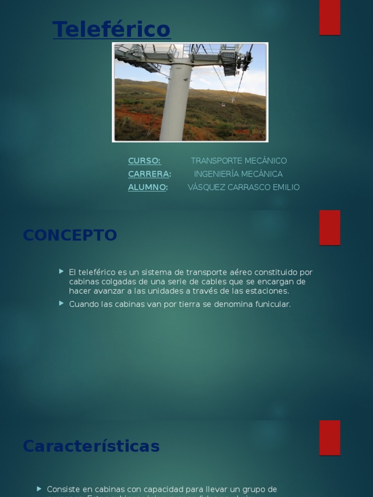 Tipos y características del teleférico | PDF | Transporte | Ascensor