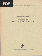 Even Zohar - 1978 Papers in Historical Poetics | PDF