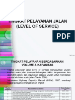Tingkat Pelayanan Jalan (Level of Service)
