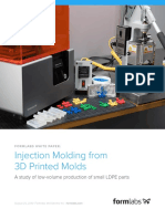 3D Printed Molds for Injection Molding LDPE Parts