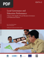 World Bank Local Governance and Education Performance Indonesia Investments