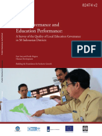 World Bank Local Governance and Education Performance Indonesia Investments