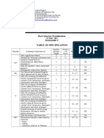 1st Quarter English Grade 5