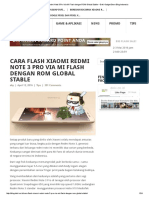 Download Cara Flash Xiaomi Redmi Note 3 Pro via Mi Flash Dengan ROM Global Stable by Husenudin Nurdiansyah SN327420543 doc pdf