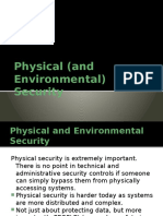 Physical (And Environmental) Security