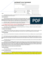 Apartment Lease Agreement 3