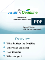 Raphael Mudge NLP Hacker, Automattic: The Design of A Proofreading Software Service