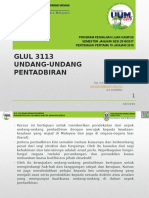 Semester Januari 2016 GLUL 3113 Pengenalan Kursus