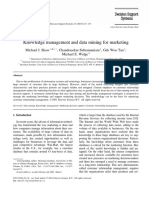 Knowledge Management and Data Mining For Marketing PDF