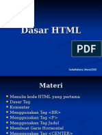 HTML - 1 - Dasar HTML