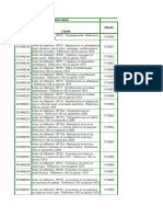 Tableau de Correspondance Des Index BT