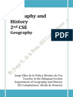 Geography and History 2nd CSE. Geography