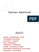 German Adjectives37