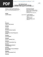 Goldstein V Climate Action Network Et Al