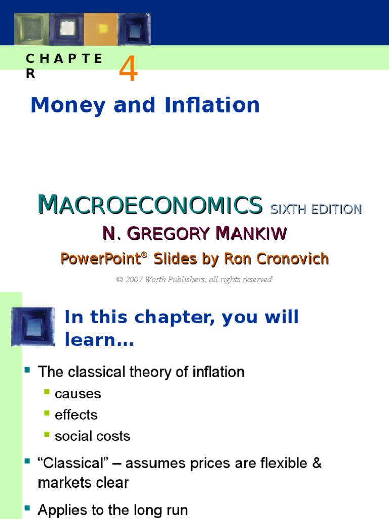 Money and Inflation: Acroeconomics | PDF | Money Supply | Inflation