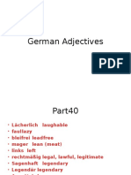German Adjectives40