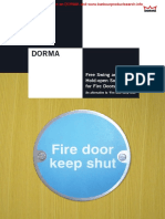 DORMA Free Swing Fire Doors