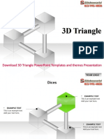 3D Triangle PowerPoint Templates and Themes Presentation