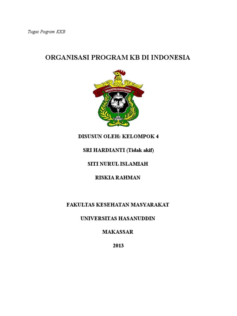 Organisasi Program KB | PDF
