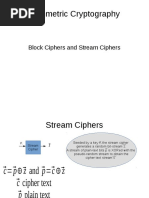 Symmetric Cryptography: Block Ciphers and Stream Ciphers